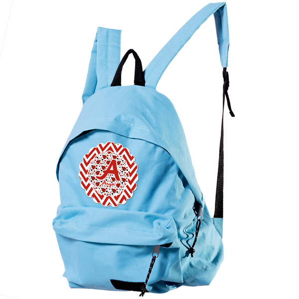 Ladybugs & Chevron Custom Shape Iron On Patches - XL single APPROVAL