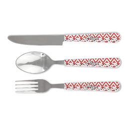 Ladybugs & Chevron Cutlery Set (Personalized)