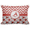 Ladybugs & Chevron Decorative Baby Pillowcase - 16"x12" w/ Name and Initial