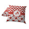 Ladybugs & Chevron Decorative Pillow Case - TWO