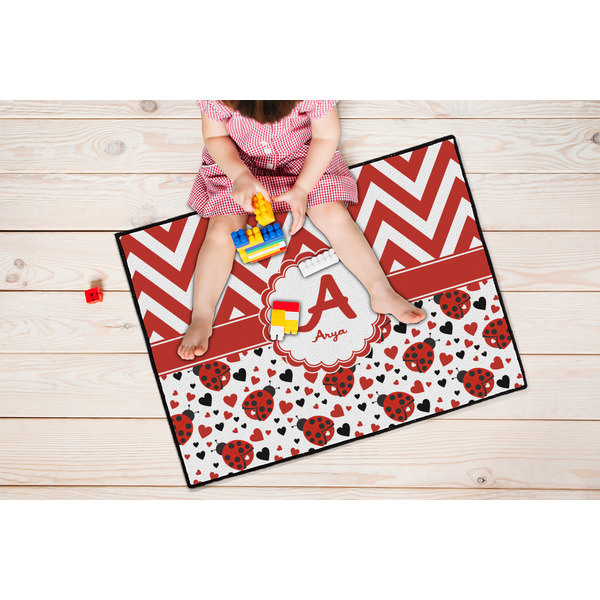 Ladybugs & Chevron Door Mats - LIFESTYLE kid