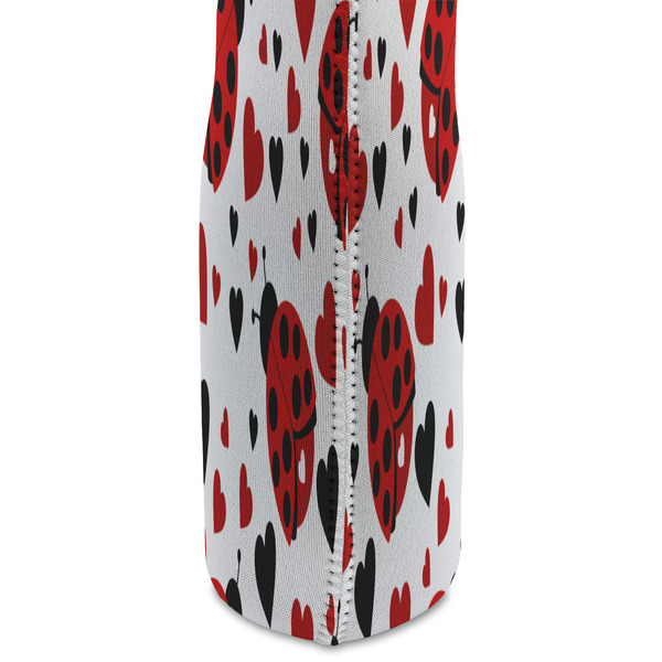 Ladybugs & Chevron Double Wine Tote - DETAIL 2 (new)