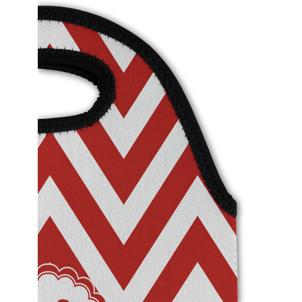 Ladybugs & Chevron Double Wine Tote - Detail 1 (new)