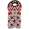 Ladybugs & Chevron Wine Tote Bag (2 Bottles) (Personalized)