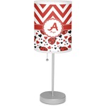 Ladybugs & Chevron 7" Drum Lamp with Shade Linen (Personalized)