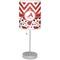 Ladybugs & Chevron Drum Lampshade with base included