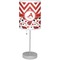 Ladybugs & Chevron Lamp with Drum Shade (Personalized)