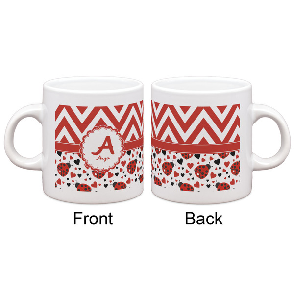 Ladybugs & Chevron Espresso Cup - Apvl