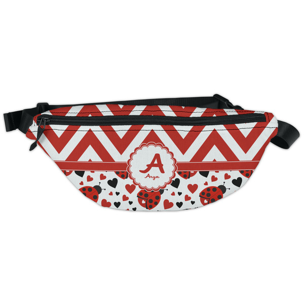 Custom Ladybugs & Chevron Fanny Pack - Classic Style (Personalized)