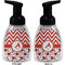 Ladybugs & Chevron Foam Soap Bottle (Front & Back)