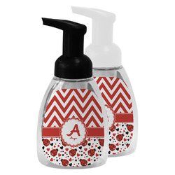 Ladybugs & Chevron Foam Soap Bottle (Personalized)