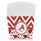 Ladybugs & Chevron French Fry Favor Box - Front View