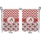 Ladybugs & Chevron Garden Flag - Double Sided Front and Back
