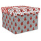 Ladybugs & Chevron Gift Boxes with Lid - Canvas Wrapped - XX-Large - Front/Main