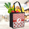 Ladybugs & Chevron Grocery Bag - LIFESTYLE