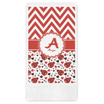 Ladybugs & Chevron Guest Towels - Full Color (Personalized)