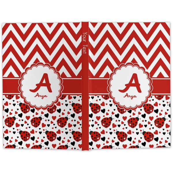 Ladybugs & Chevron Hard Cover Journal - Apvl