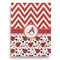 Ladybugs & Chevron House Flags - Double Sided - FRONT