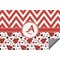 Ladybugs & Chevron Indoor / Outdoor Rug - 2'x3' (Personalized)