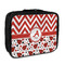 Ladybugs & Chevron Insulated Lunch Bag (Personalized)
