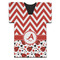 Ladybugs & Chevron Jersey Bottle Cooler (Personalized)