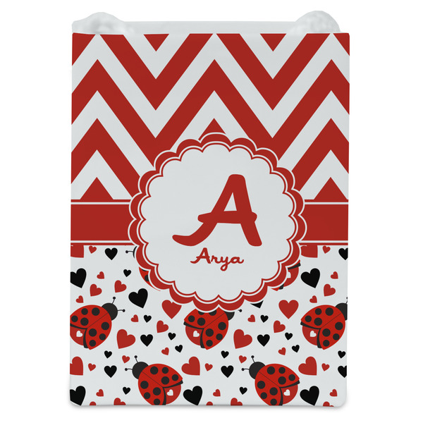 Ladybugs & Chevron Jewelry Gift Bag - Gloss - Front