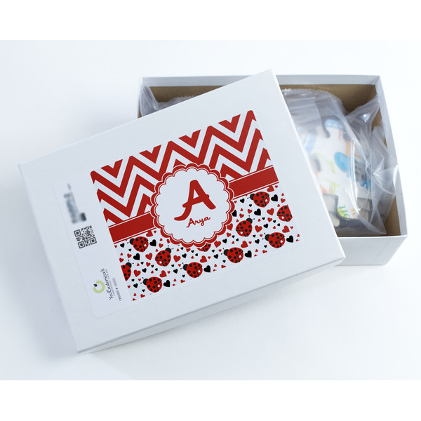 Ladybugs & Chevron Jigsaw Puzzle 30 Piece - Box