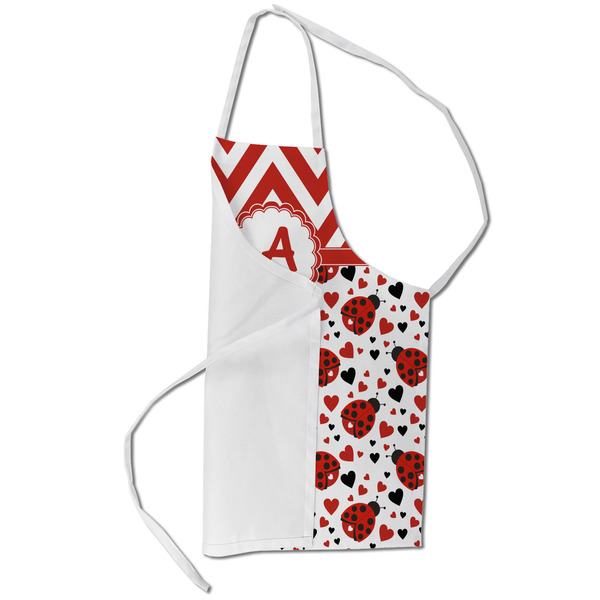 Ladybugs & Chevron Kid's Aprons - Small - Main