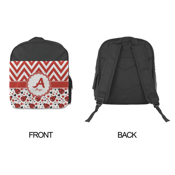Ladybugs & Chevron Kid's Backpack - Approval