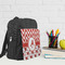 Ladybugs & Chevron Kid's Backpack - Lifestyle