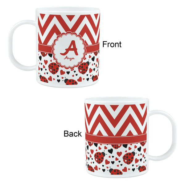 Ladybugs & Chevron Kid's Mug - Apvl
