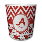 Ladybugs & Chevron Plastic Tumbler 6oz (Personalized)