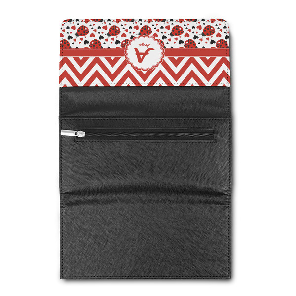 Ladybugs & Chevron Ladies Wallet  (Personalized Opt)