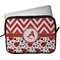 Ladybugs & Chevron Laptop Sleeve / Case (Personalized)
