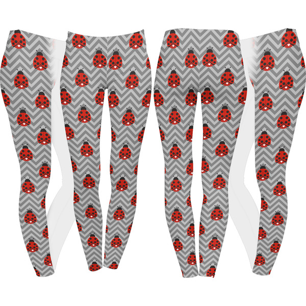 Ladybugs & Chevron Leggings Turn Around - Apvl