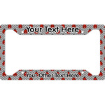 Ladybugs & Chevron License Plate Frame (Personalized)