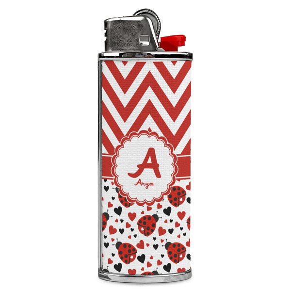 Custom Ladybugs & Chevron Case for BIC Lighters (Personalized)