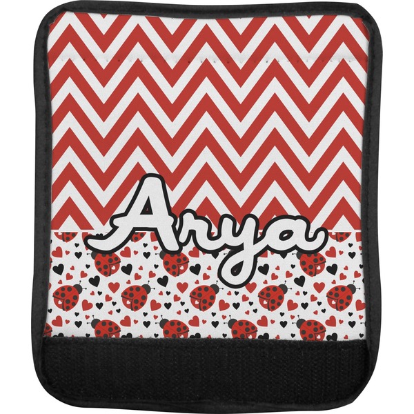 Ladybugs & Chevron Luggage Handle Wrap (Approval)