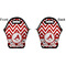Ladybugs & Chevron Lunch Bag - Front and Back