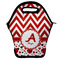 Ladybugs & Chevron Lunch Bag w/ Name and Initial