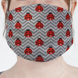 Ladybugs & Chevron Face Mask Cover (Personalized)