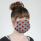 Ladybugs & Chevron Mask - Quarter View on Girl