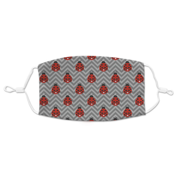 Custom Ladybugs & Chevron Adult Cloth Face Mask