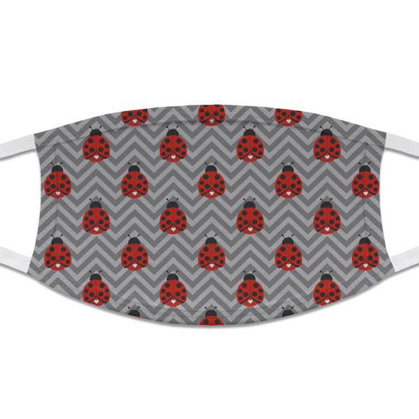 Custom Ladybugs & Chevron Cloth Face Mask (T-Shirt Fabric)