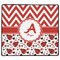 Ladybugs & Chevron XL Gaming Mouse Pad - 18" x 16" (Personalized)