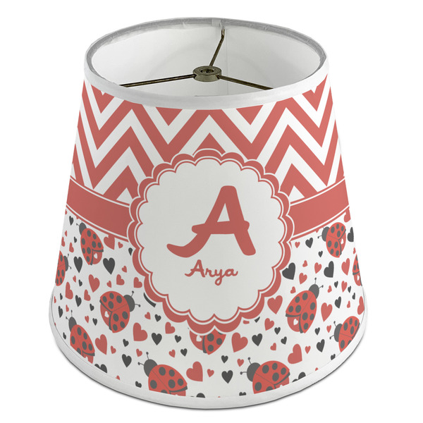 Custom Ladybugs & Chevron Empire Lamp Shade (Personalized)