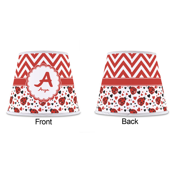 Ladybugs & Chevron Poly Film Empire Lampshade - Approval