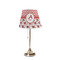 Ladybugs & Chevron Poly Film Empire Lampshade - On Stand