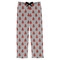 Ladybugs & Chevron Mens Pajama Pants - Flat