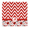 Ladybugs & Chevron Microfiber Dish Rag (Personalized)